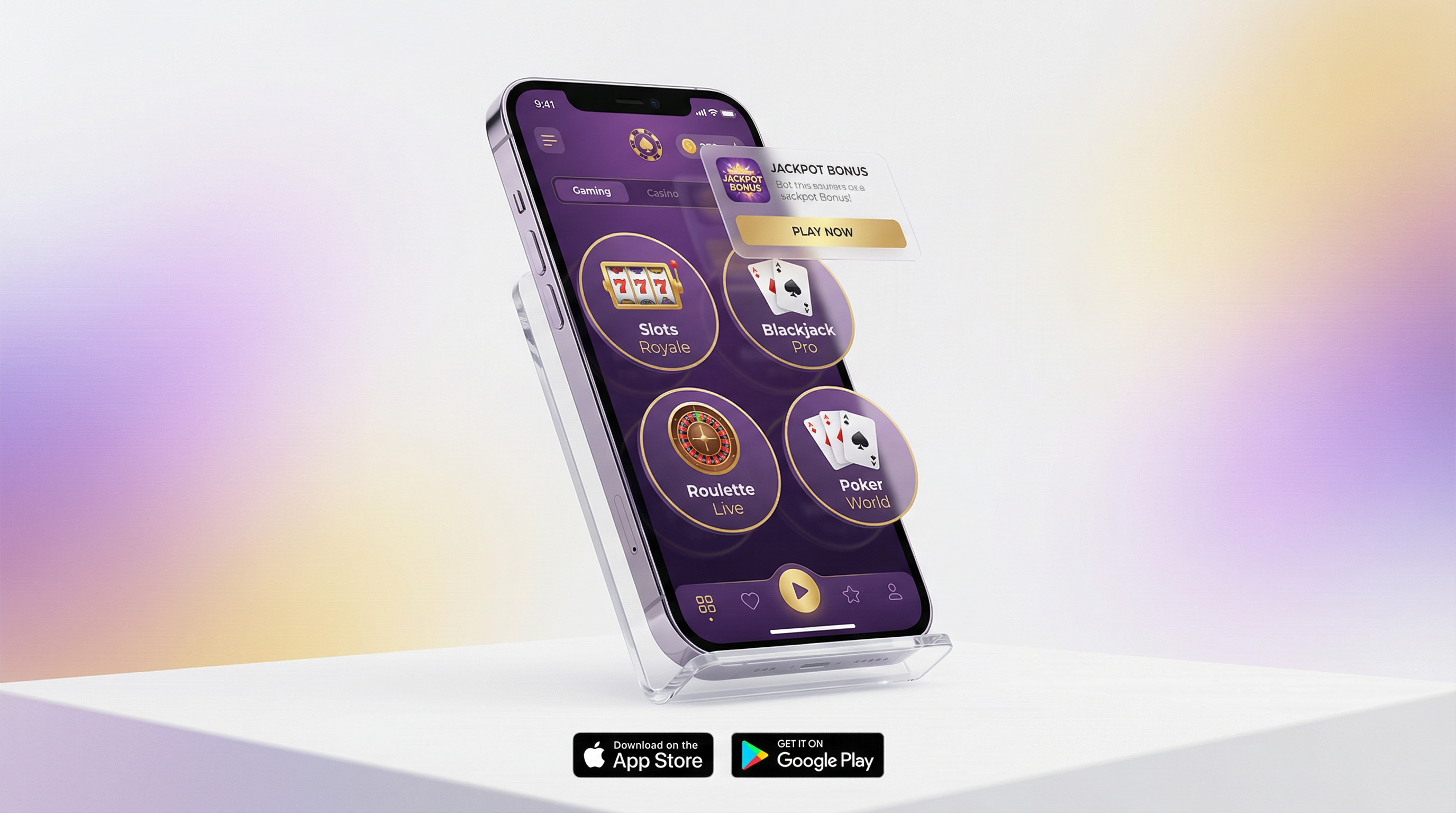 赌博网站APP界面展示